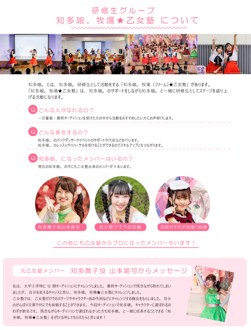 知多娘。アイドル声優オーディション